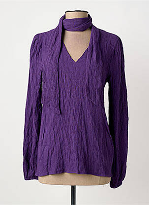 T-shirt manches longues manches longues violet B.YOUNG femme