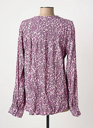 Blouse imprimé fantaisie manches longues violet B.YOUNG femme