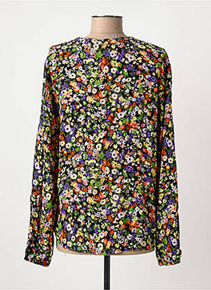 Blouse imprimé fleurs manches longues noir B.YOUNG femme