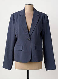 Blazer coupe cintrée bleu B.YOUNG femme