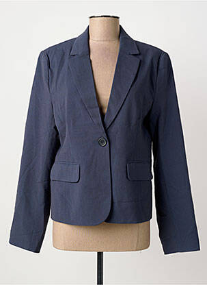 Blazer coupe cintrée bleu B.YOUNG femme