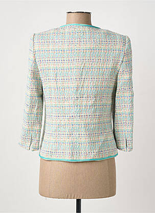 Veste casual col rond bleu BARILOCHE femme