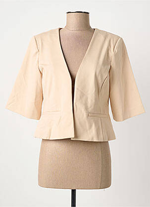 Veste casual coupe cintrée beige CULTURE femme
