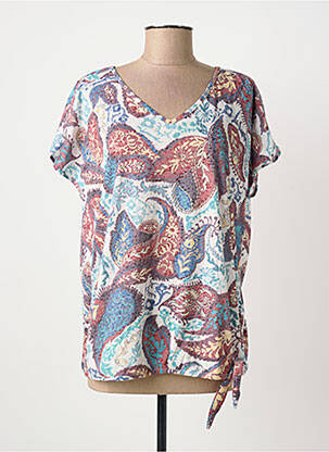 Top bleu CECIL femme