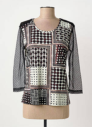 T-shirt noir CHRISTINE LAURE femme