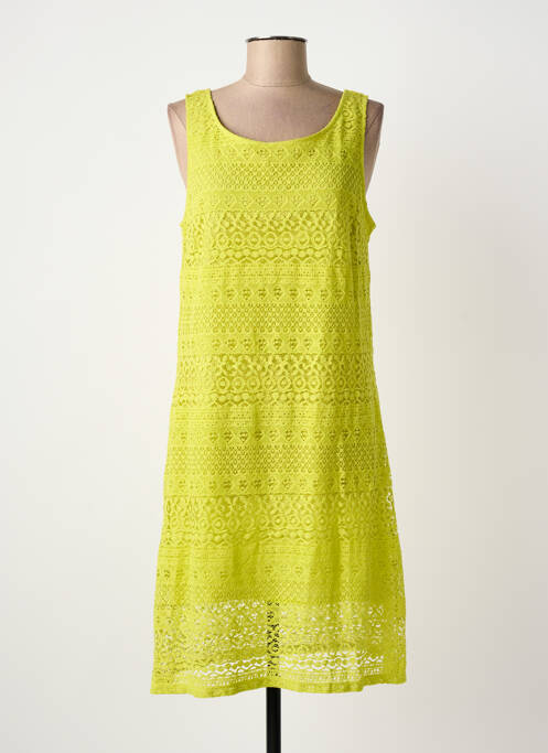 Robe mi-longue sans manche sans manche vert AGATHE & LOUISE femme
