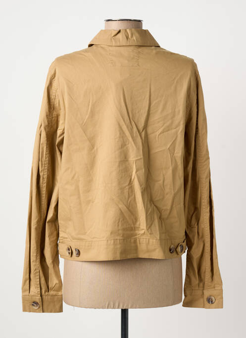 Veste casual col chemisier marron S.OLIVER femme