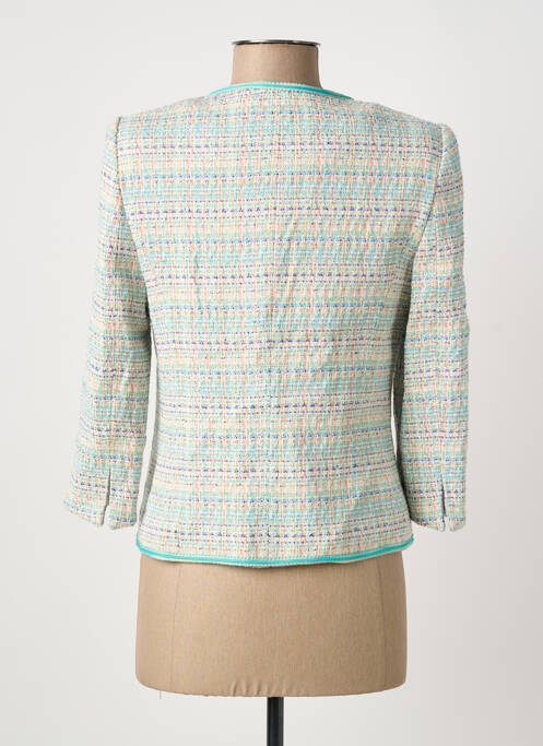 Veste casual col rond bleu BARILOCHE femme