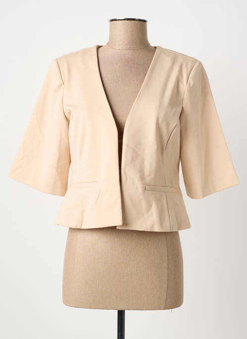Veste casual coupe cintrée beige CULTURE femme