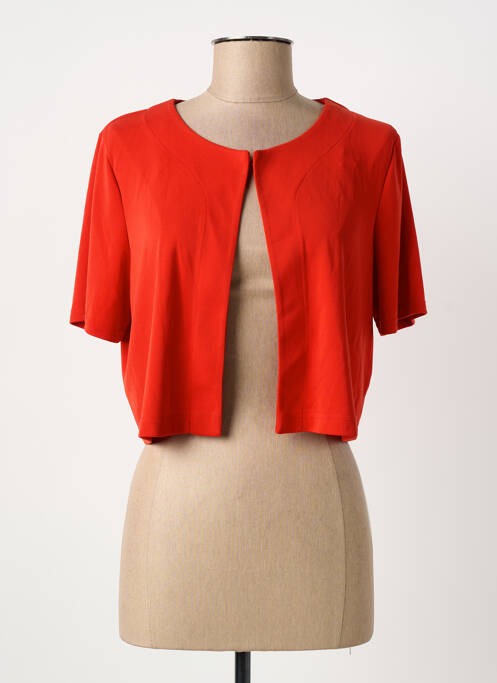 Boléro manches courtes rouge CHRISTINE LAURE femme
