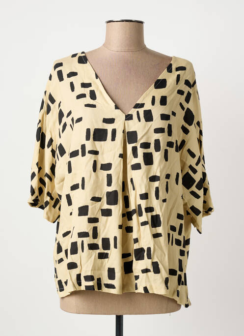 Blouse beige POISSONS BLANCS femme