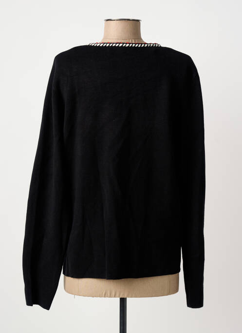 Gilet manches longues noir CHRISTINE LAURE femme