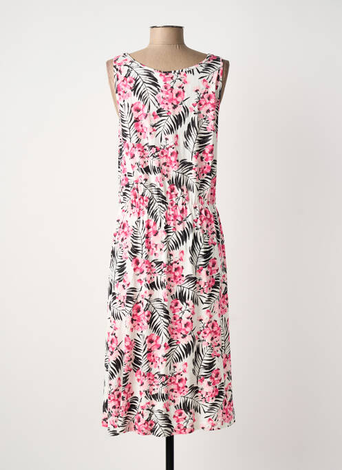 Robe mi-longue blanc JENSEN femme