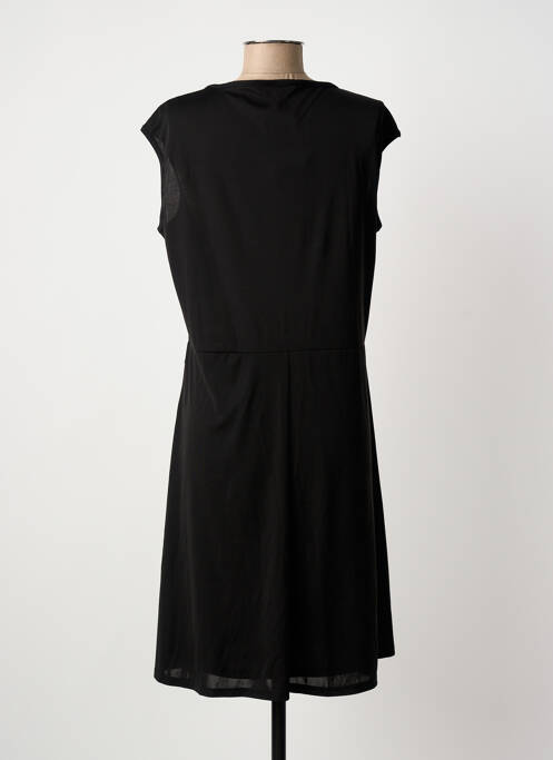 Robe mi-longue noir CHRISTINE LAURE femme