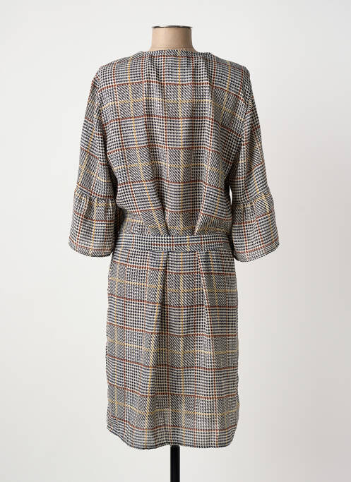 Robe mi-longue noir CHRISTINE LAURE femme