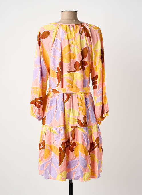 Robe mi-longue orange B.YOUNG femme