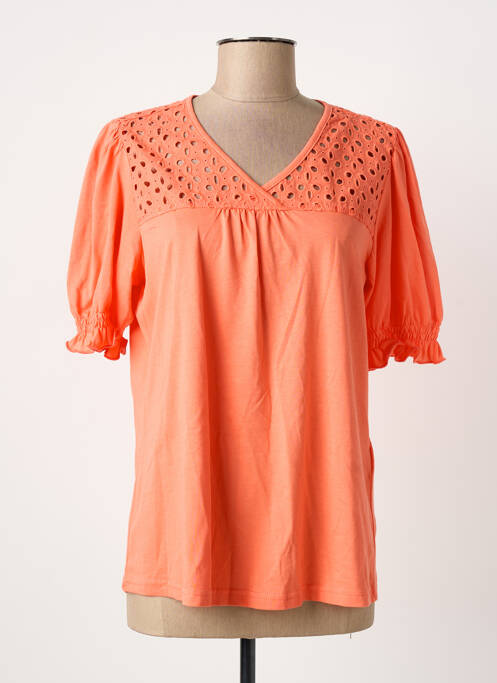 T-shirt orange JENSEN femme