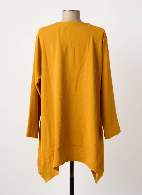 Tunique manches longues jaune FRANCK ANNA femme