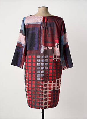 Robe courte manches longues manches longues rouge SMASHED LEMON femme
