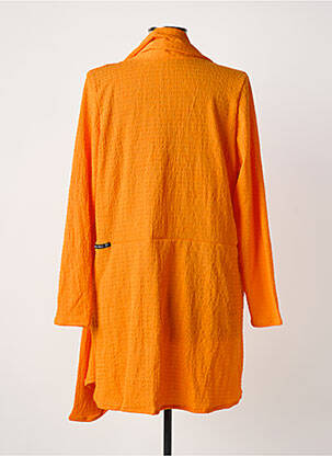 Veste casual coupe droite orange POISSONS BLANCS femme