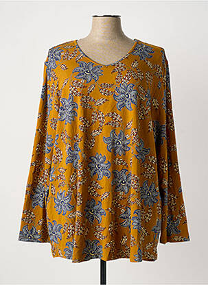 T-shirt manches longues manches longues jaune CISO femme