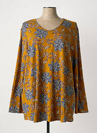 T-shirt manches longues manches longues jaune CISO femme