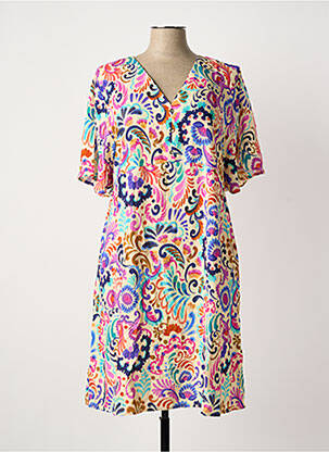 Robe mi-longue beige JULIE GUERLANDE femme