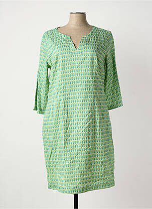 Robe mi-longue vert LA FIANCEE DU MEKONG femme