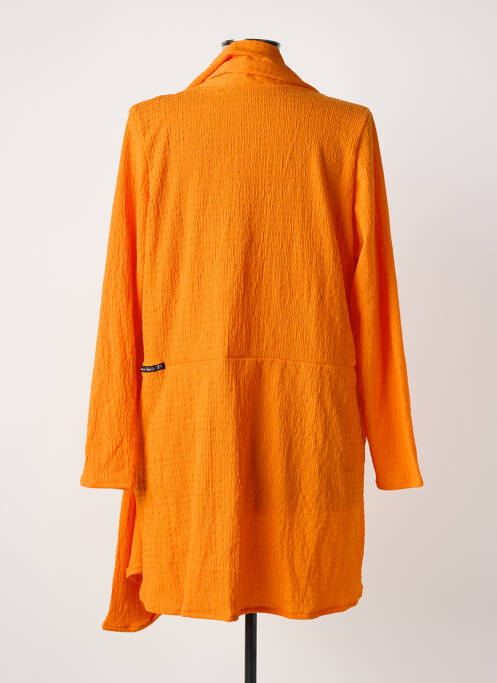 Veste casual coupe droite orange POISSONS BLANCS femme
