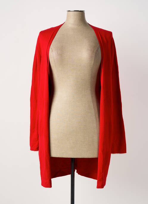 Gilet manches longues manches longues rouge STREET ONE femme
