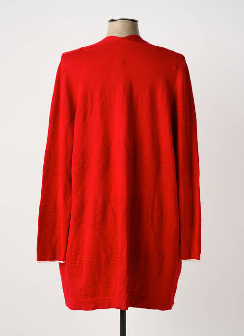 Gilet manches longues manches longues rouge STREET ONE femme
