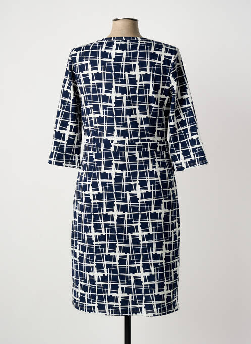 Robe mi-longue bleu SMASHED LEMON femme