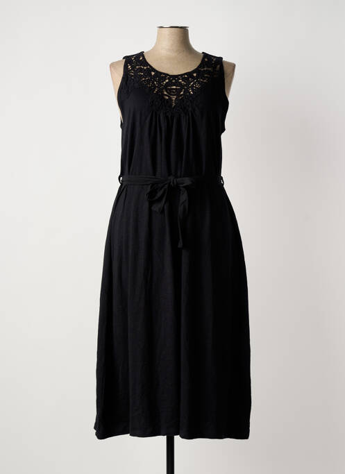 Robe mi-longue noir LA FIANCEE DU MEKONG femme