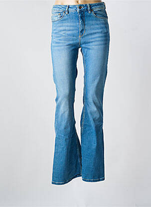 Jean coupe flare stretch taille normale bleu KUYICHI femme
