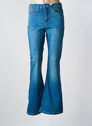 Jean coupe flare stretch taille normale bleu KUYICHI femme