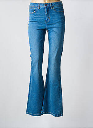 Jean coupe flare stretch taille normale bleu KUYICHI femme