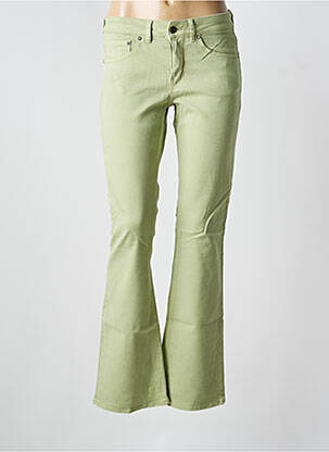 Jeans bootcut taille normale taille normale vert KUYICHI femme