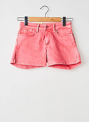 Short fermeture zippée sous rabat boutonné taille normale rouge SALSA femme