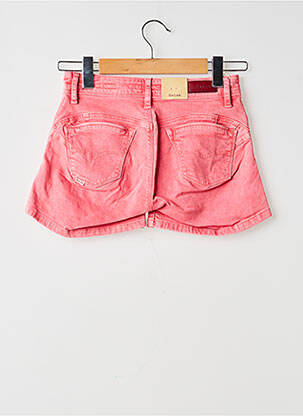 Short fermeture zippée sous rabat boutonné taille normale rouge SALSA femme