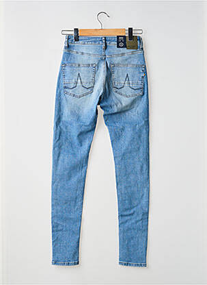 Jeans coupe slim stretch taille normale bleu KUYICHI femme