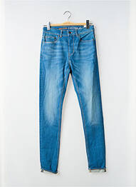 Jeans coupe slim stretch taille normale bleu KUYICHI femme