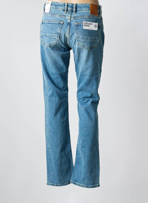 Jeans coupe droite stretch taille normale bleu KUYICHI femme