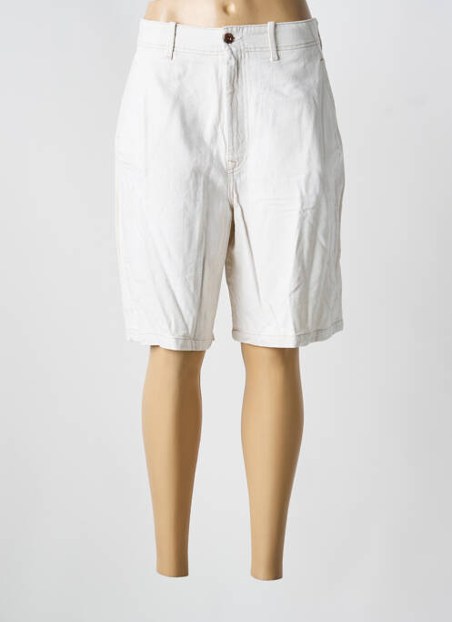 Bermuda tissage popeline taille normale beige SALSA femme