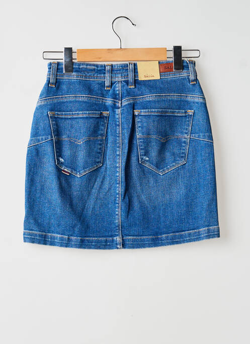 Jupe courte poches bleu SALSA femme