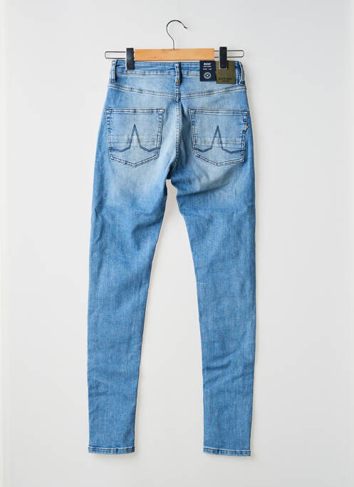 Jeans coupe slim stretch taille normale bleu KUYICHI femme