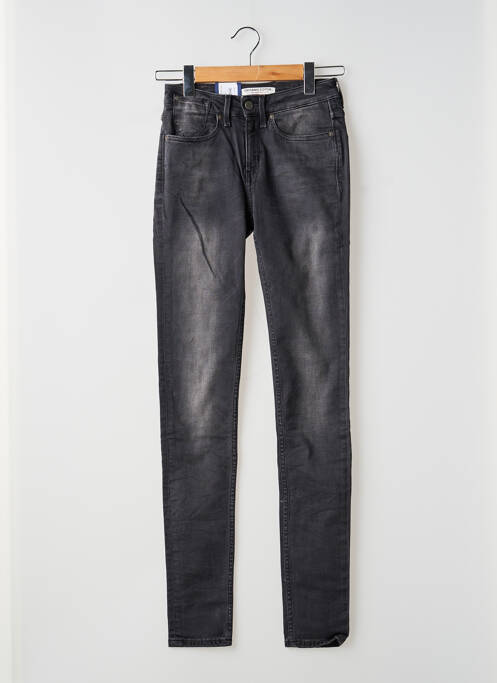 Jeans coupe slim stretch taille normale gris KUYICHI femme