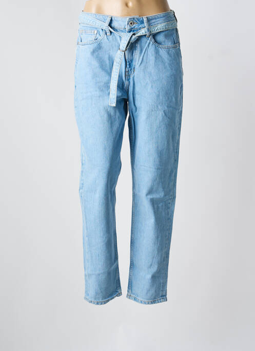 Jeans coupe droite bleu KUYICHI femme