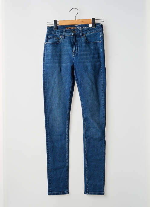 Jeans coupe slim bleu KUYICHI femme