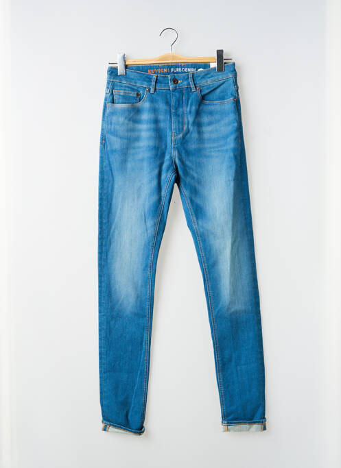 Jeans coupe slim bleu KUYICHI femme