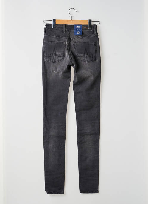 Jeans coupe slim gris KUYICHI femme